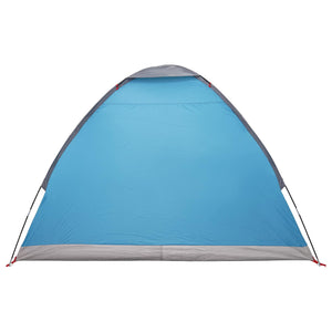 Σκηνή Camping με στέγη Μπλε 2 Άτομα Πολυεστέρας και Χάλυβας - Pakobazaar