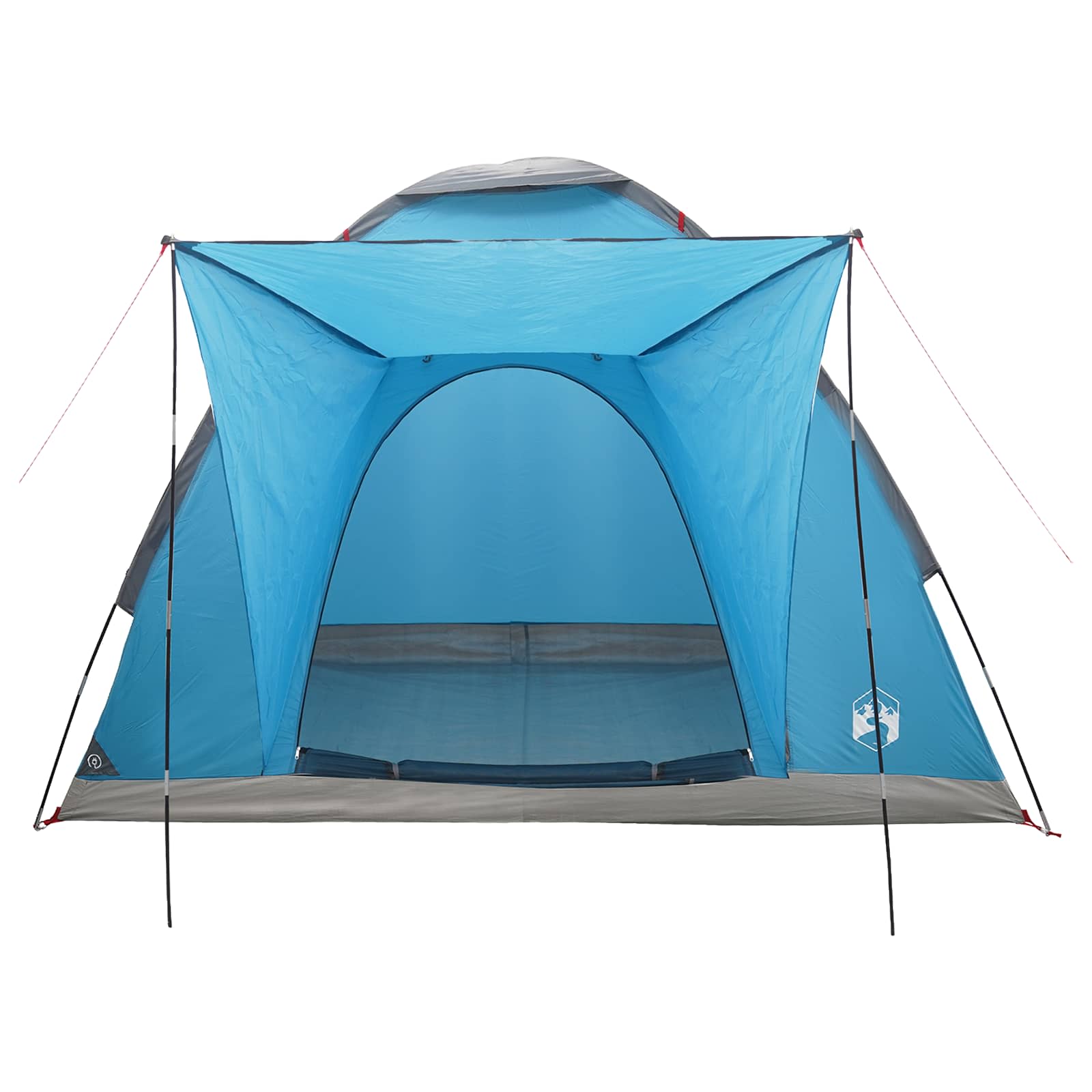 Σκηνή Camping με στέγη Μπλε 2 Άτομα Πολυεστέρας και Χάλυβας