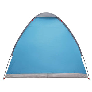 Σκηνή Camping με στέγη Μπλε 2 Άτομα Πολυεστέρας και Χάλυβας - Pakobazaar