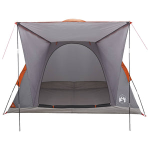 Σκηνή Camping με στέγη με αέρα αέρα Γκρι και Πορτοκαλί 2 Άτομα - Pakobazaar