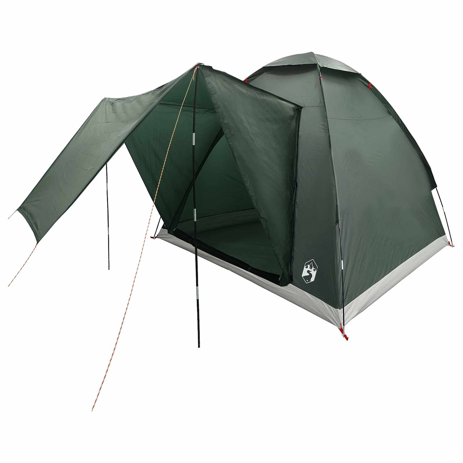Σκηνή Camping με στέγη Στρατιωτικό Πράσινο 190 x 140 x 105 εκ.