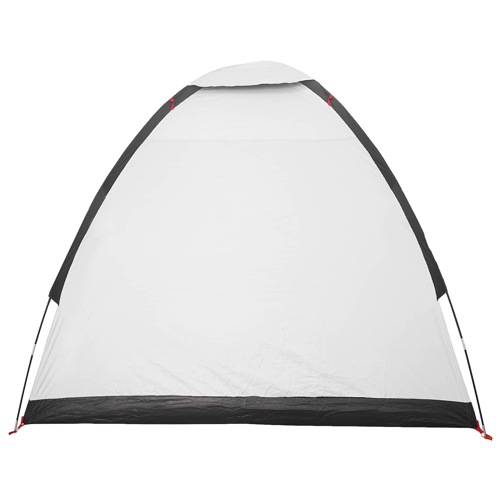 Σκηνή Camping με στέγη Λευκό Μαύρο 190 x 140 x 105 εκ.