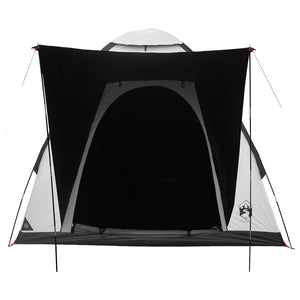 Σκηνή Camping με στέγη Λευκό Μαύρο 190 x 140 x 105 εκ. - Pakobazaar