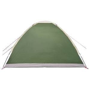 Σκηνή Camping με στέγη Πράσινο 4 ατόμων Πολυεστέρας και Χάλυβας - Pakobazaar