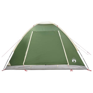 Σκηνή Camping με στέγη Πράσινο 4 ατόμων Πολυεστέρας και Χάλυβας - Pakobazaar