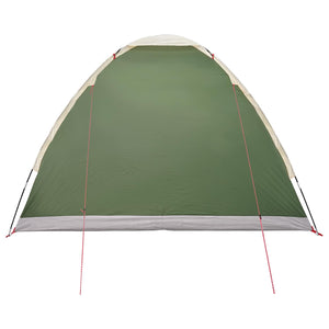 Σκηνή Camping με στέγη Πράσινο 4 ατόμων Πολυεστέρας και Χάλυβας - Pakobazaar