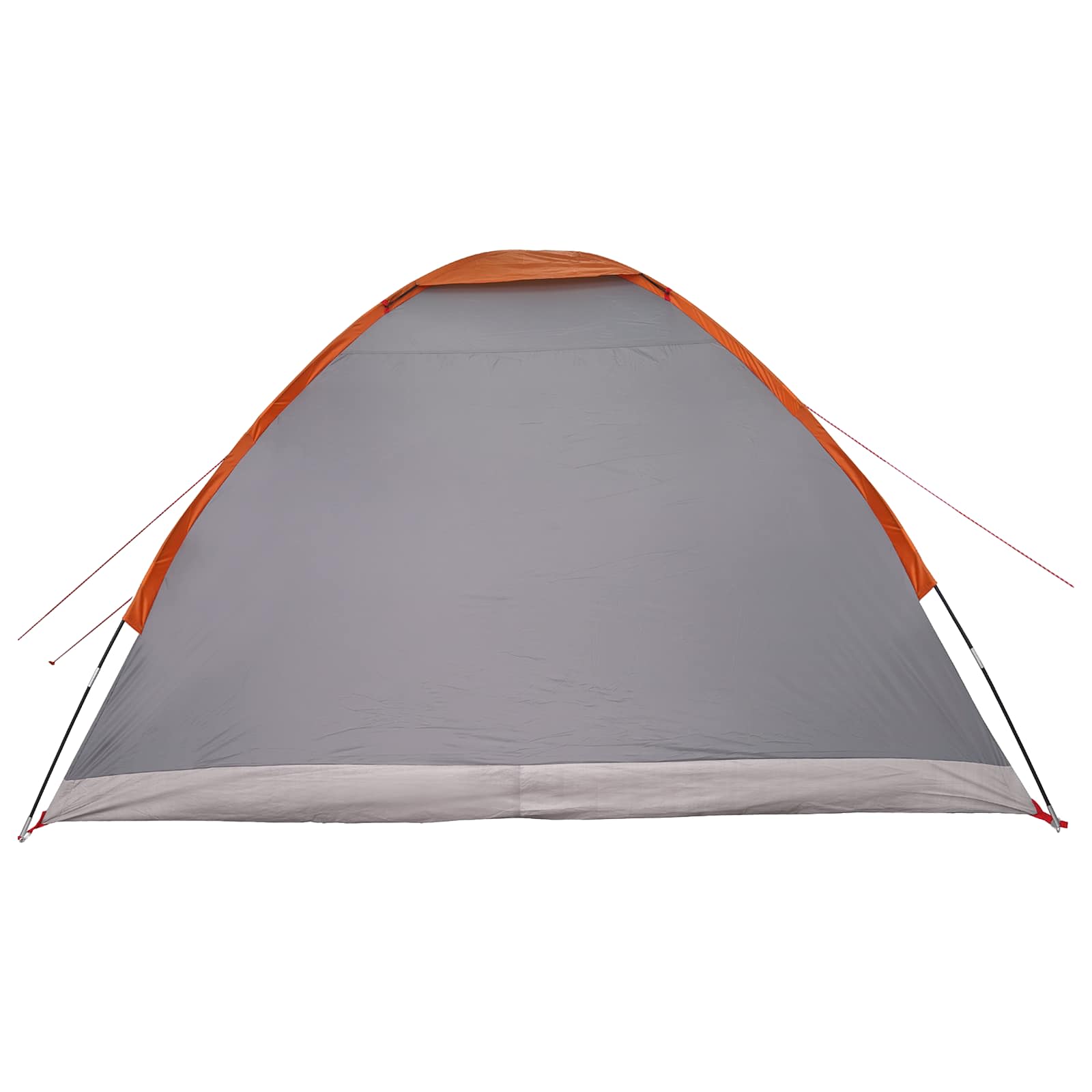 Σκηνή Camping με στέγη με αέρα αέρα Γκρι και Πορτοκαλί 4 ατόμων