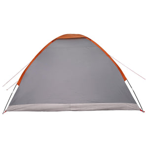 Σκηνή Camping με στέγη με αέρα αέρα Γκρι και Πορτοκαλί 4 ατόμων - Pakobazaar