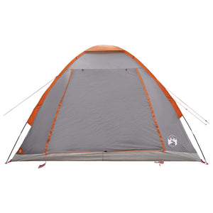 Σκηνή Camping με στέγη με αέρα αέρα Γκρι και Πορτοκαλί 4 ατόμων - Pakobazaar