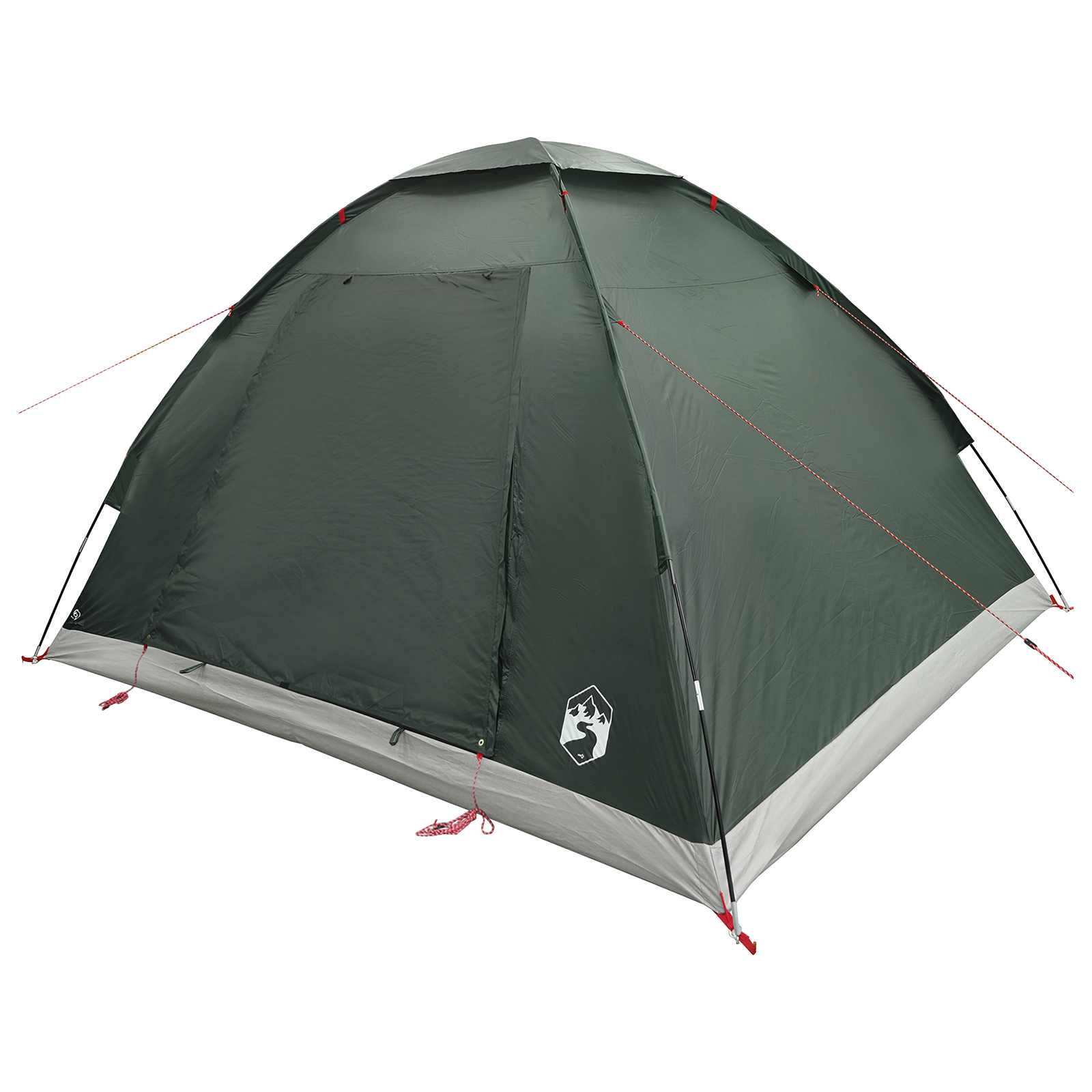 Σκηνή Camping με στέγη Στρατιωτικό Πράσινο 275 x 215 x 125 εκ.