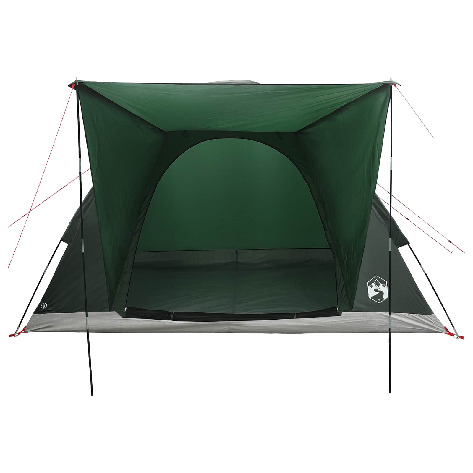 Σκηνή Camping με στέγη Στρατιωτικό Πράσινο 275 x 215 x 125 εκ.