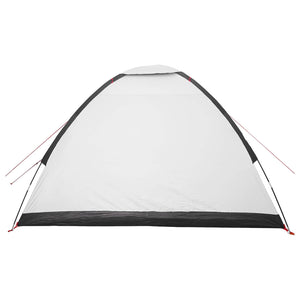 Σκηνή Camping με στέγη Λευκό Μαύρο 275 x 215 x 125 εκ. - Pakobazaar