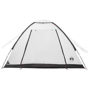 Σκηνή Camping με στέγη Λευκό Μαύρο 275 x 215 x 125 εκ. - Pakobazaar
