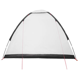 Σκηνή Camping με στέγη Λευκό Μαύρο 275 x 215 x 125 εκ. - Pakobazaar