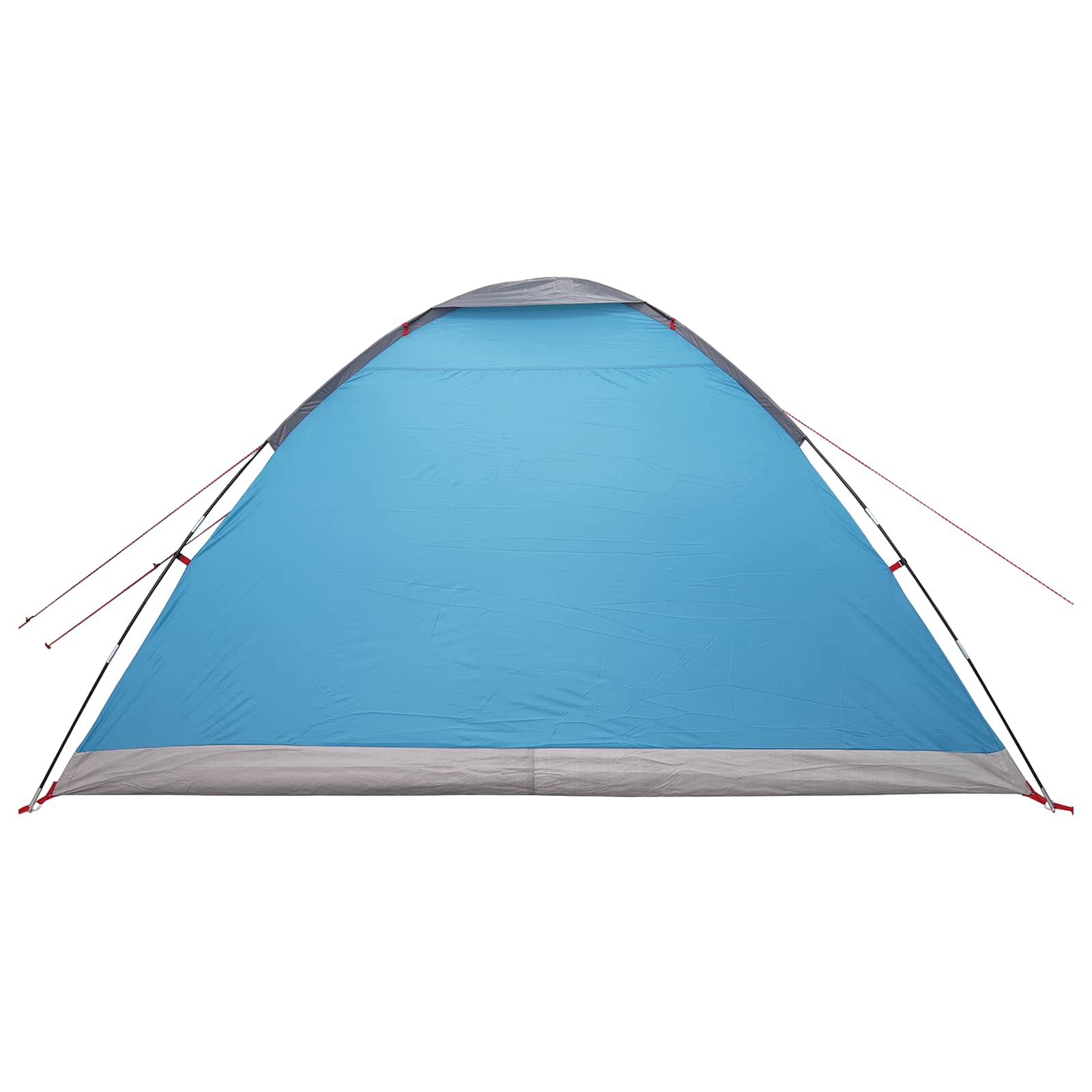 Σκηνή Camping με στέγη Μπλε 6 ατόμων Πολυεστέρας και Χάλυβας - Pakobazaar