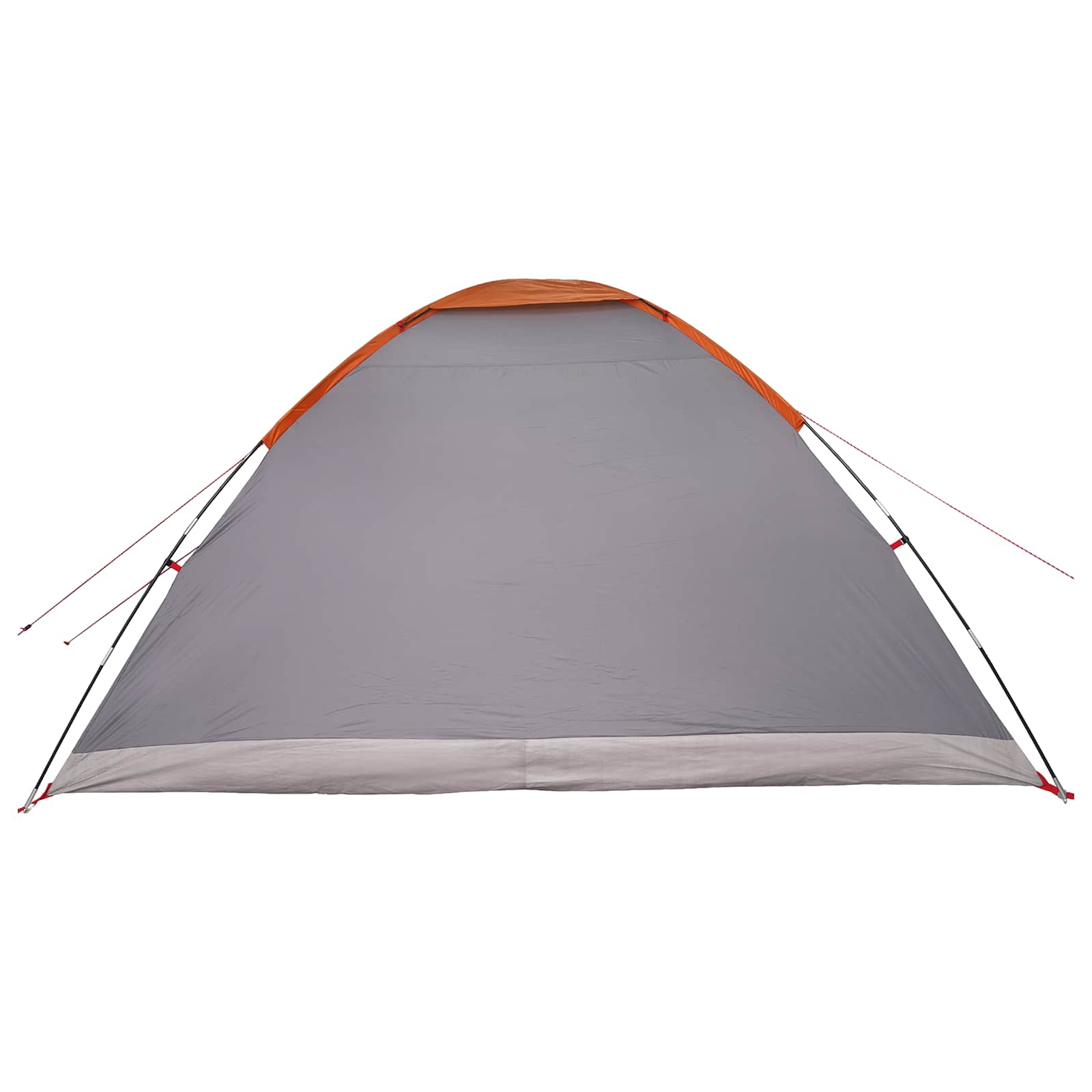 Σκηνή Camping με στέγη με αέρα αέρα Γκρι και Πορτοκαλί 6 ατόμων - Pakobazaar