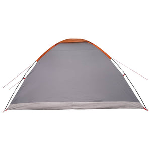 Σκηνή Camping με στέγη με αέρα αέρα Γκρι και Πορτοκαλί 6 ατόμων - Pakobazaar