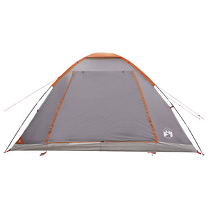 Σκηνή Camping με στέγη με αέρα αέρα Γκρι και Πορτοκαλί 6 ατόμων - Pakobazaar