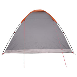 Σκηνή Camping με στέγη με αέρα αέρα Γκρι και Πορτοκαλί 6 ατόμων - Pakobazaar