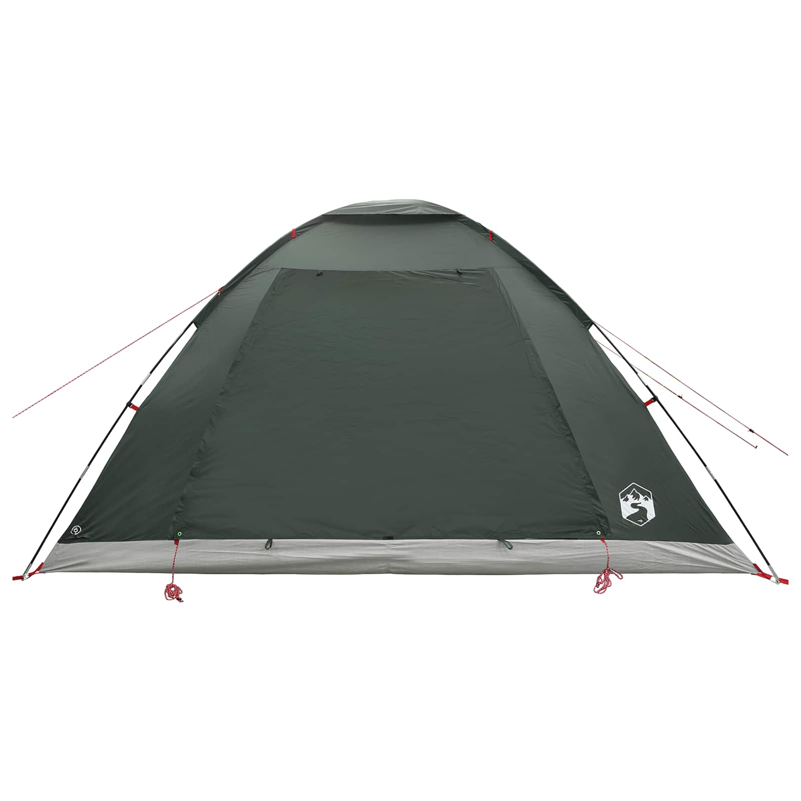 Σκηνή Camping με στέγη Στρατιωτικό Πράσινο 335 x 275 x 180 εκ. - Pakobazaar