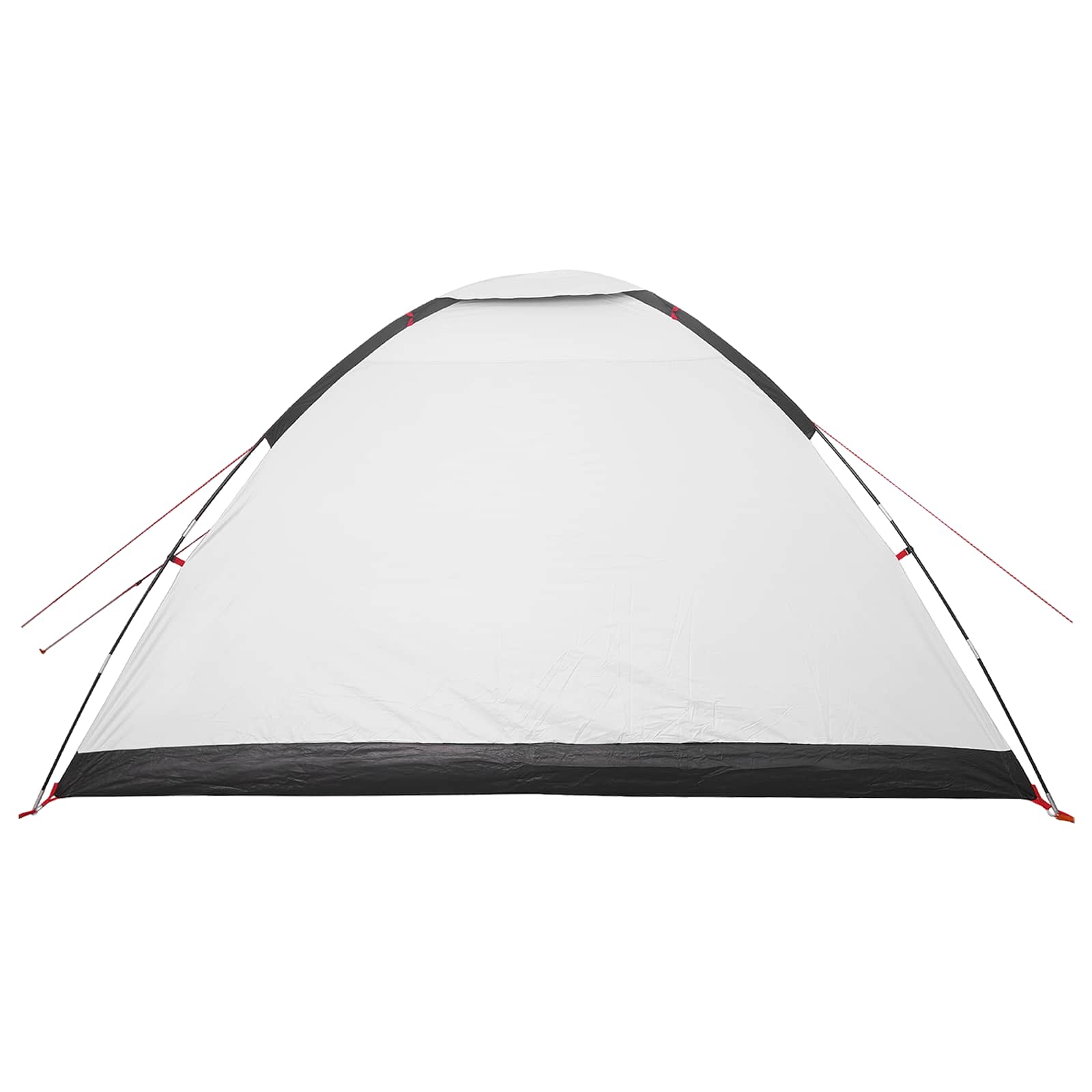 Σκηνή Camping με στέγη Λευκό Μαύρο 335 x 275 x 180 εκ. - Pakobazaar