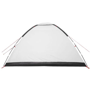 Σκηνή Camping με στέγη Λευκό Μαύρο 335 x 275 x 180 εκ. - Pakobazaar