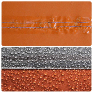 Σκηνή τούνελ με στέγη με αέρα αέρα Γκρι και Πορτοκαλί 8 ατόμων - Pakobazaar