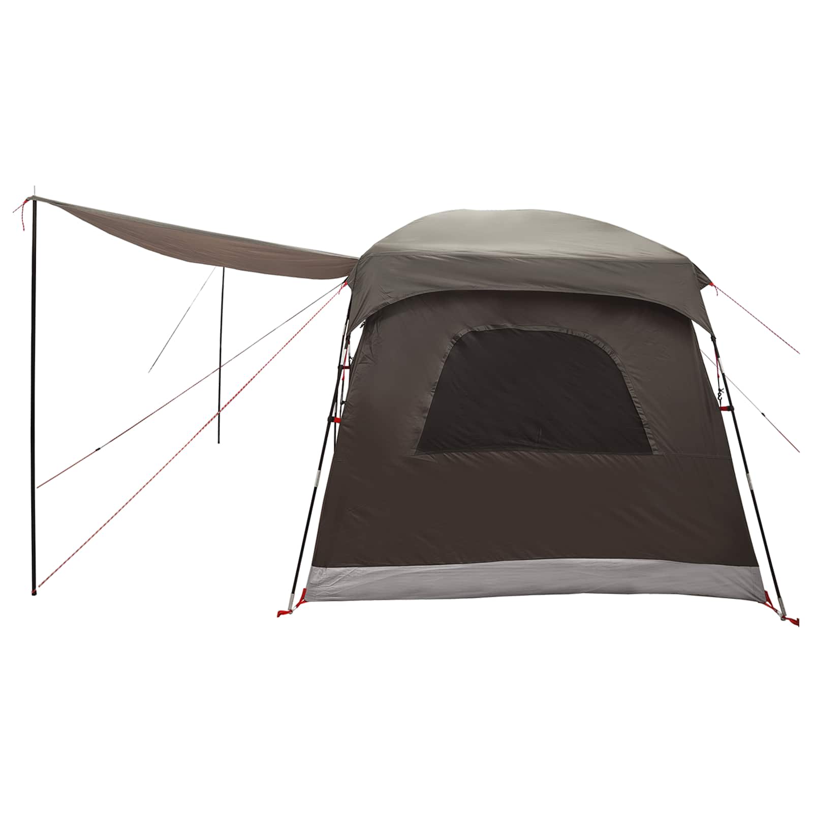 Οικογενειακή Σκηνή Καφέ Γκρι 320 x 210 x 180 εκ Πολυεστέρας