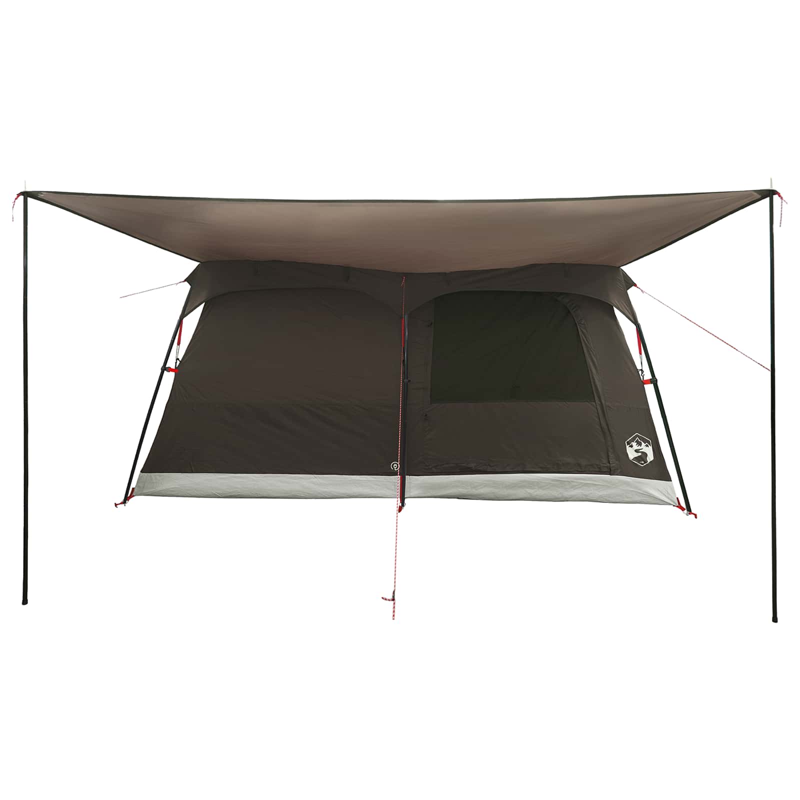 Οικογενειακή Σκηνή με στέγη Καφέ Γκρι 500 x 400 x 230 εκ