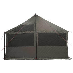 Οικογενειακή Σκηνή με στέγη Καφέ γκρι 450 x 400 x 265 εκ - Pakobazaar