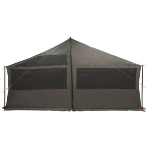 Οικογενειακή Σκηνή με στέγη Καφέ γκρι 600 x 400 x 268 εκ. - Pakobazaar