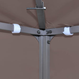 Κάλυμμα Γκαζebo Taupe 300 x 300 cm Πολυεστέρας και Χάλυβας - Pakobazaar