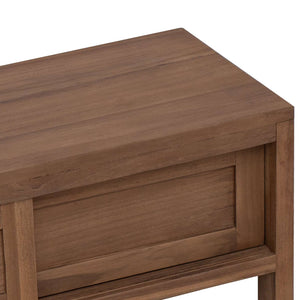 Ντουλάπι TV 110 x 30 x 30 εκ Στερεό Ξύλο Τίκ Φυσικό - Pakobazaar