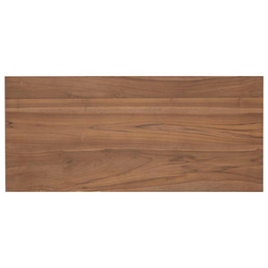 Γραφείο Φυσικό Στερεό Ξύλο Τίκ 100 x 45 x 75εκ - Pakobazaar