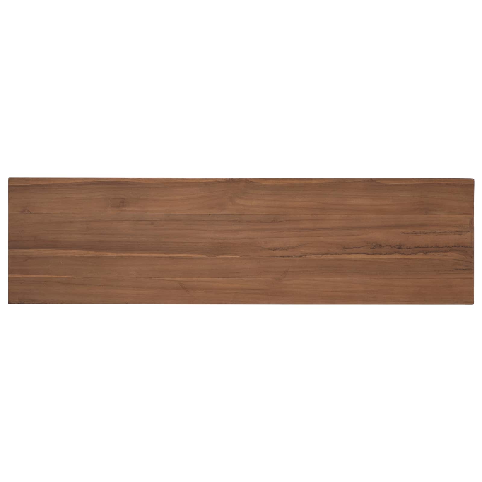 Ντουλάπι TV 110 x 30 x 40 cm Φυσικό Στερεό Ξύλο Τίκ - Pakobazaar