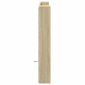 Κεφαλάρι Ντουλάπι με LED με ράφι Σονόμα 120 x 16,5 x 103,5 cm - Pakobazaar