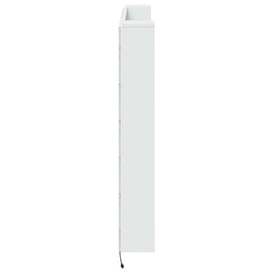 Κεφαλάρι Ντουλάπι με LED με ράφι Λευκός 140 x 16,5 x 103,5 cm - Pakobazaar