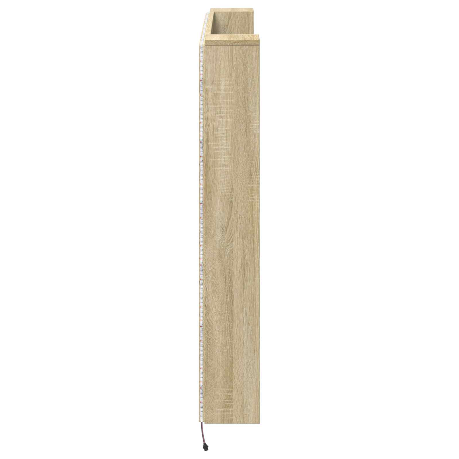Κεφαλάρι Ντουλάπι με LED με ράφι Σονόμα 140 x 16,5 x 103,5 cm - Pakobazaar