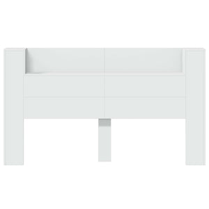 Κεφαλάρι Ντουλάπι με LED με ράφι Λευκός 180 x 16,5 x 103,5 cm - Pakobazaar