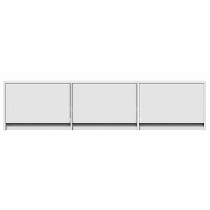 Ντουλάπι TV με led Λευκό 165 x 34 x 40 εκ. Επεξεργασμένο ξύλο - Pakobazaar