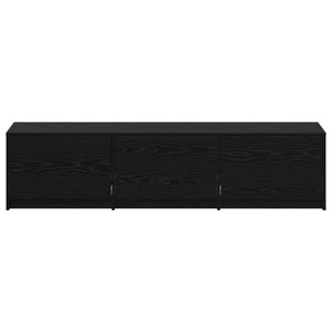 Ντουλάπι TV Μαύρη Οξυά 165 x 34 x 40 εκ. Επεξεργασμένο ξύλο - Pakobazaar