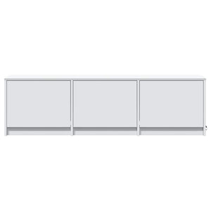 Ντουλάπι TV με led Λευκό 140 x 34 x 40 εκ Επεξεργασμένο ξύλο - Pakobazaar