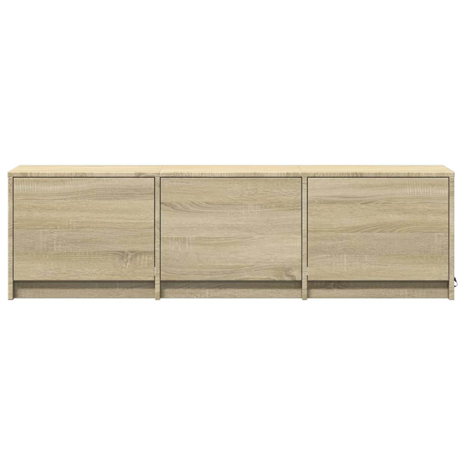 Ντουλάπι TV με led Σονόμα 140 x 34 x 40 εκ Επεξεργασμένο ξύλο - Pakobazaar