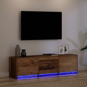 Ντουλάπι TV Παλιό ξύλο 140 x 34 x 40 εκ Επεξεργασμένο ξύλο - Pakobazaar