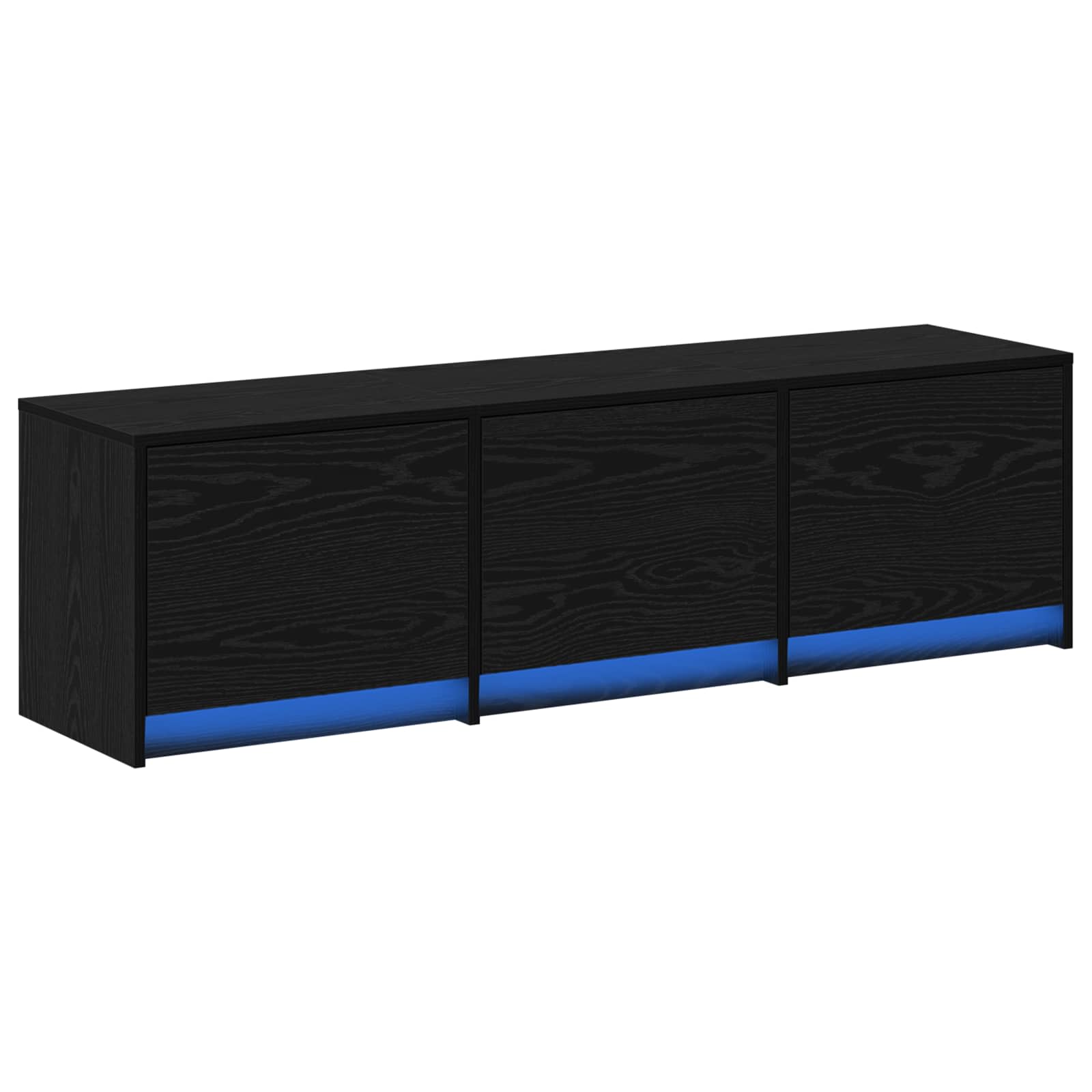Ντουλάπι TV Μαύρη Οξυά 140 x 34 x 40 εκ Επεξεργασμένο ξύλο - Pakobazaar