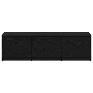 Ντουλάπι TV Μαύρη Οξυά 140 x 34 x 40 εκ Επεξεργασμένο ξύλο - Pakobazaar