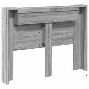 Κεφαλάρι Ντουλάπι με LED Γκρι Σονομά 140 x 16,5 x 103,5 cm - Pakobazaar