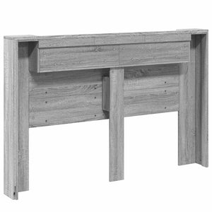 Κεφαλάρι Ντουλάπι με LED Γκρι Σονομά 160 x 16,5 x 103,5 cm - Pakobazaar
