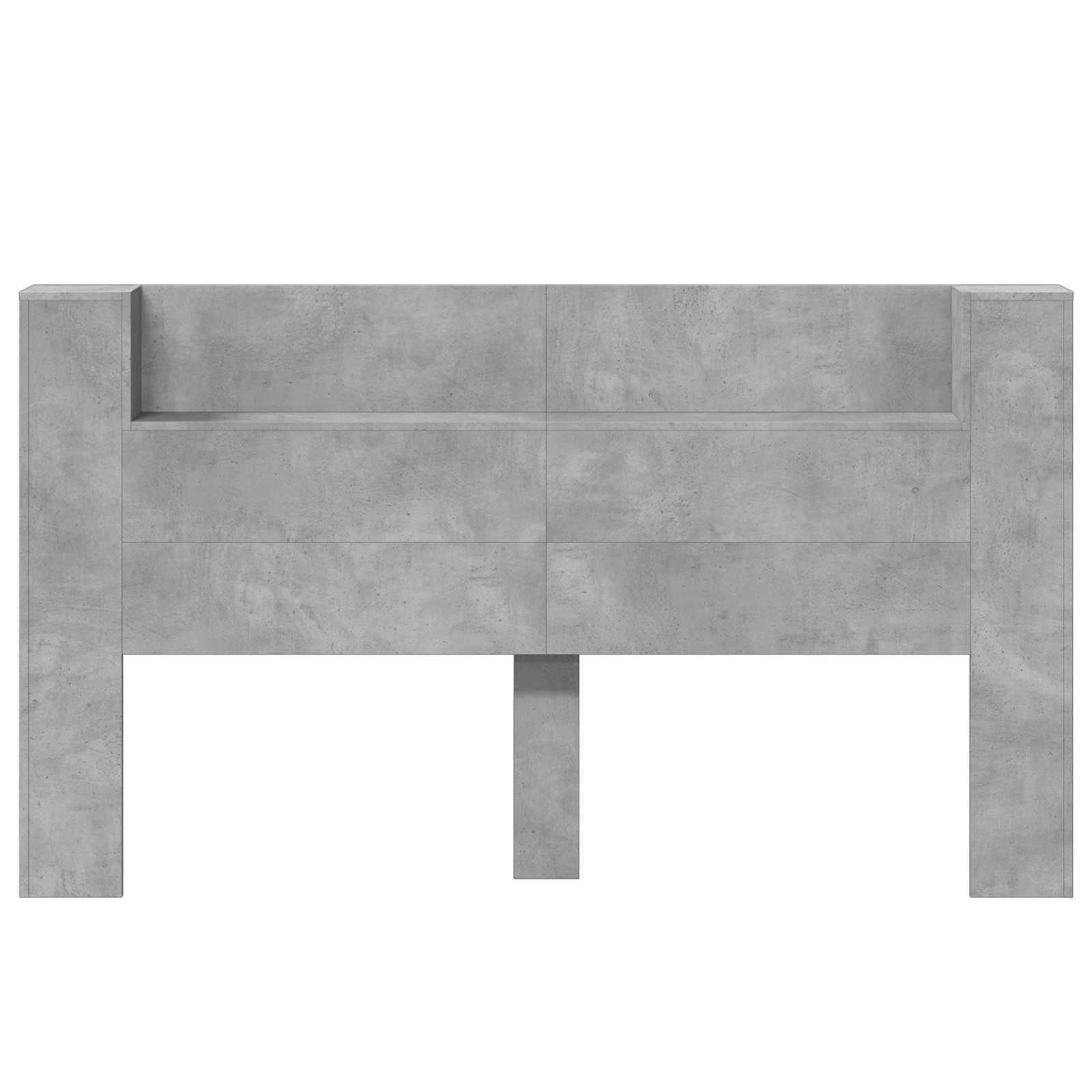 Κεφαλάρι Ντουλάπι με LED Σκυρόδεμα 180 x 16,5 x 103,5 cm