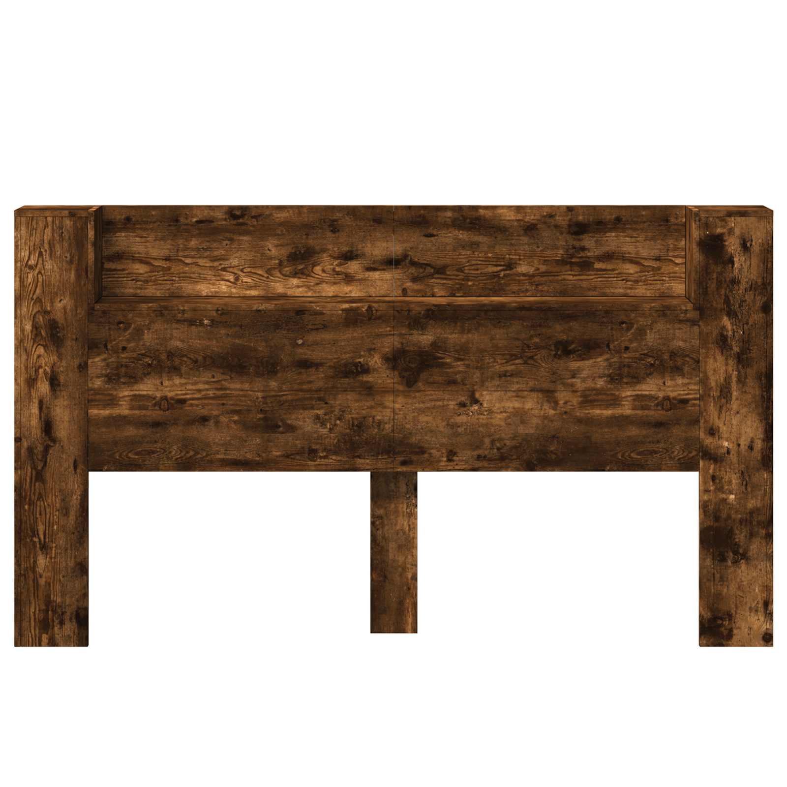 Κεφαλάρι Ντουλάπι με LED Καπνιστή Δρυς 180 x 16,5 x 103,5 cm - Pakobazaar